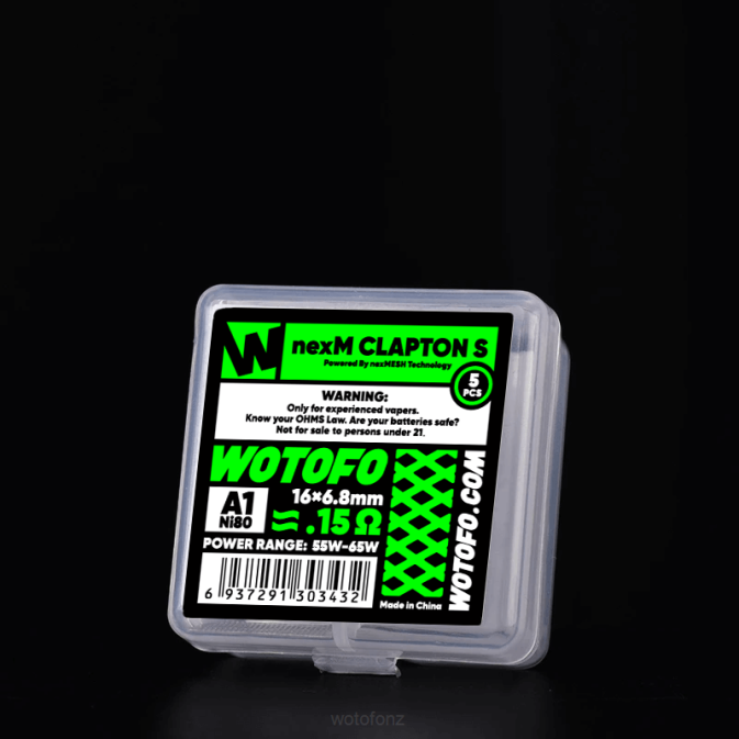 Wotofo NEXMESH MESH COIL NEXMESH CLAPTON S 5PCS | Wotofo Disposable Vape NZ RB86312