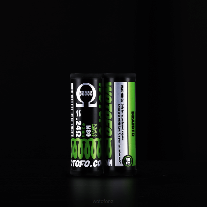Wotofo PREBUILT COILS DUAL CORE FUSED CLAPTON 0.28 OHM 10PCS | Wotofo Wellington RB86314