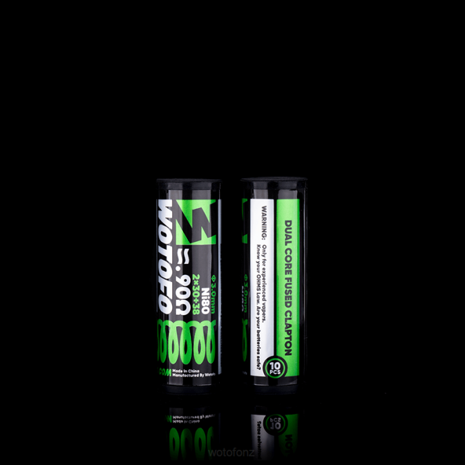 Wotofo PREBUILT COILS DUAL CORE FUSED CLAPTON 0.28 OHM 10PCS | Wotofo Wellington RB86314