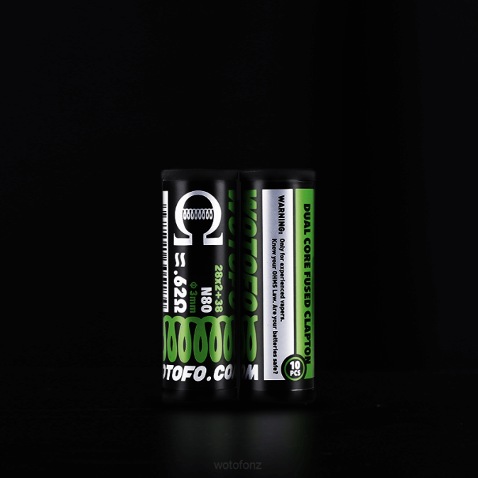 DUAL CORE FUSED CLAPTON 0.62 OHM 10PCS
