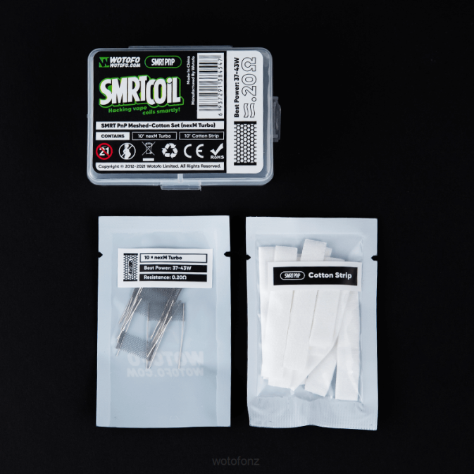 Wotofo SMRT PNP MESH-COTTON SET NEXMESH CHILL | Wotofo Flavors RB86317