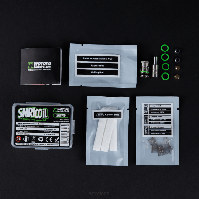 Wotofo SMRT REBUILDABLE COIL KIT SMRT PNP KIT | Wotofo Shop Online RB86318