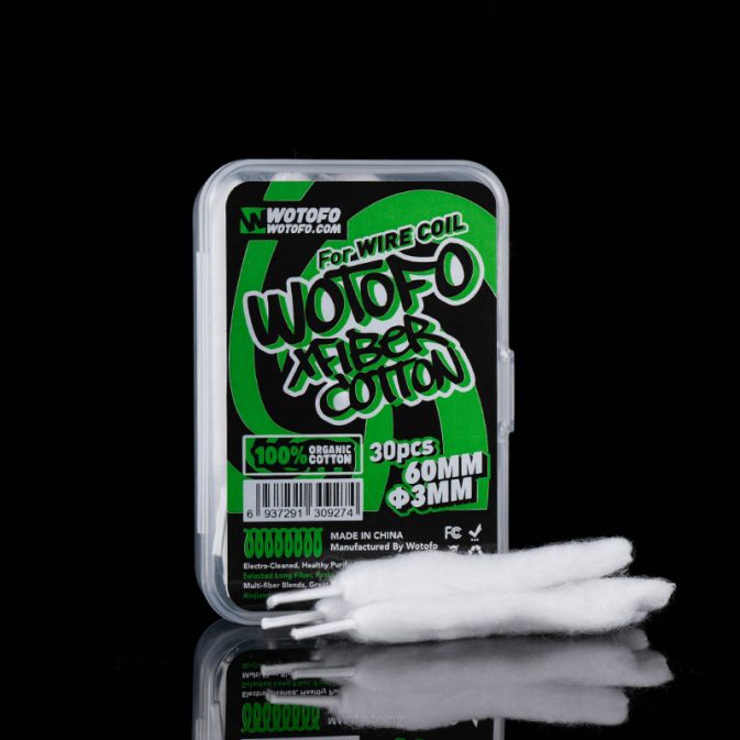 Wotofo XFIBER COTTON 3MM-30PCS THICK | Wotofo Auckland RB86316
